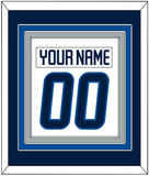 Winnipeg Nameplate & Number (Back) Combined - Road White - Triple Mat 3