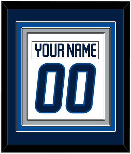 Winnipeg Nameplate & Number (Back) Combined - Road White - Premier Tier 3