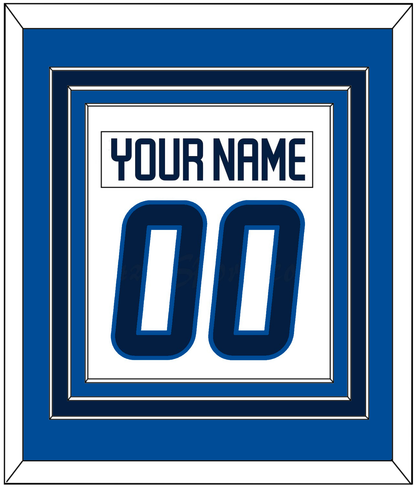Winnipeg Nameplate & Number (Back) Combined - Road White - Premier Tier 4