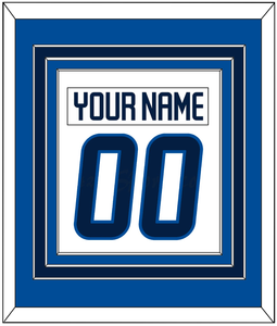 Winnipeg Nameplate & Number (Back) Combined - Road White - Triple Mat 4