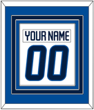 Winnipeg Nameplate & Number (Back) Combined - Road White - Triple Mat 4