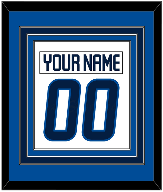 Winnipeg Nameplate & Number (Back) Combined - Road White - Premier Tier 4
