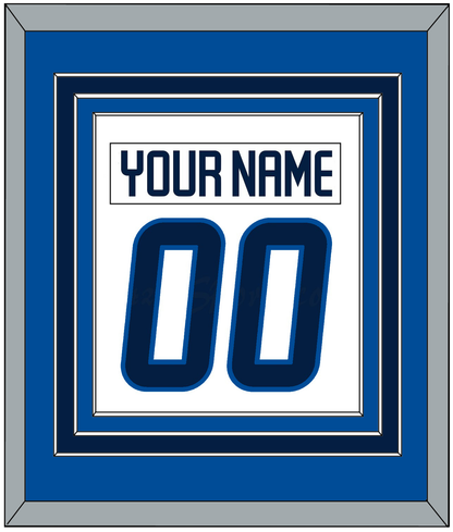 Winnipeg Nameplate & Number (Back) Combined - Road White - Premier Tier 4