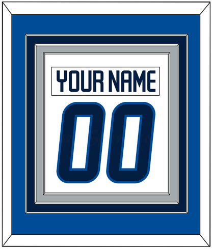 Winnipeg Nameplate & Number (Back) Combined - Road White - Premier Tier 5
