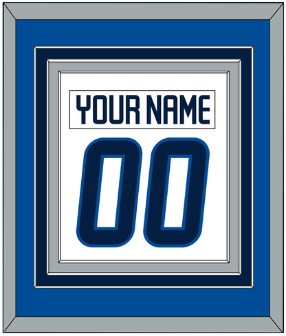 Winnipeg Nameplate & Number (Back) Combined - Road White - Premier Tier 5