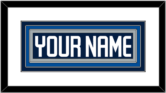 Winnipeg Nameplate - Home Navy - Triple Mat 1