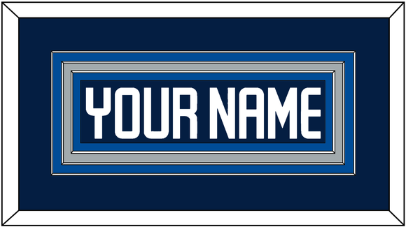 Winnipeg Nameplate - Home Navy - Triple Mat 2