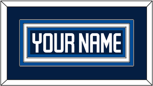 Winnipeg Nameplate - Home Navy - Triple Mat 3