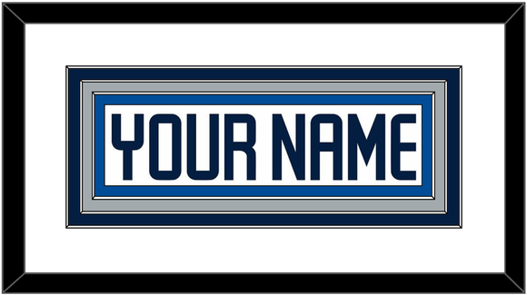 Winnipeg Nameplate - Road White - Triple Mat 1