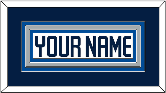 Winnipeg Nameplate - Road White - Triple Mat 3