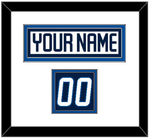 Winnipeg Nameplate & Number (Shoulder) - Road White - Signature Tier 1