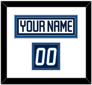 Winnipeg Nameplate & Number (Shoulder) - Road White - Double Mat 1