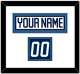 Winnipeg Nameplate & Number (Shoulder) - Road White - Double Mat 1