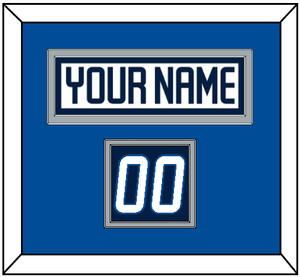 Winnipeg Nameplate & Number (Shoulder) - Road White - Double Mat 3