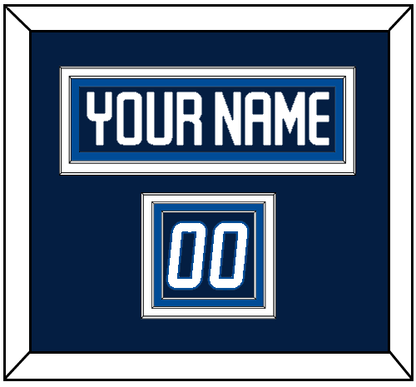 Winnipeg Nameplate & Number (Shoulder) - Home Navy - Premier Tier 2
