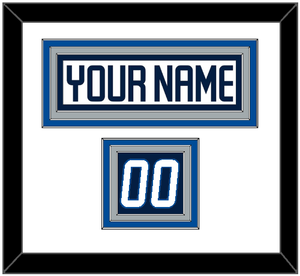 Winnipeg Nameplate & Number (Shoulder) - Road White - Triple Mat 1