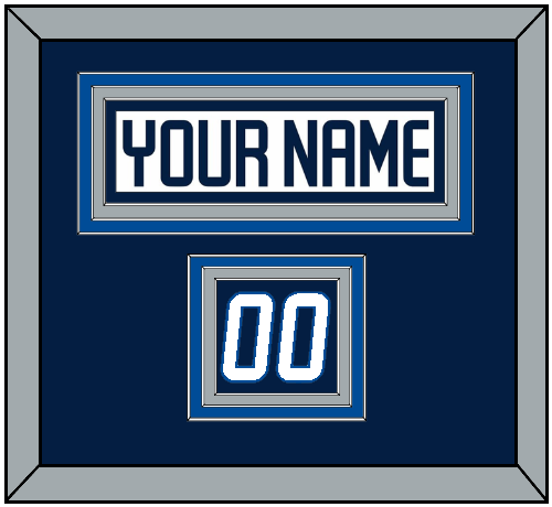 Winnipeg Nameplate & Number (Shoulder) - Road White - Premier Tier 2
