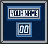 Winnipeg Nameplate & Number (Shoulder) - Road White - Triple Mat 2