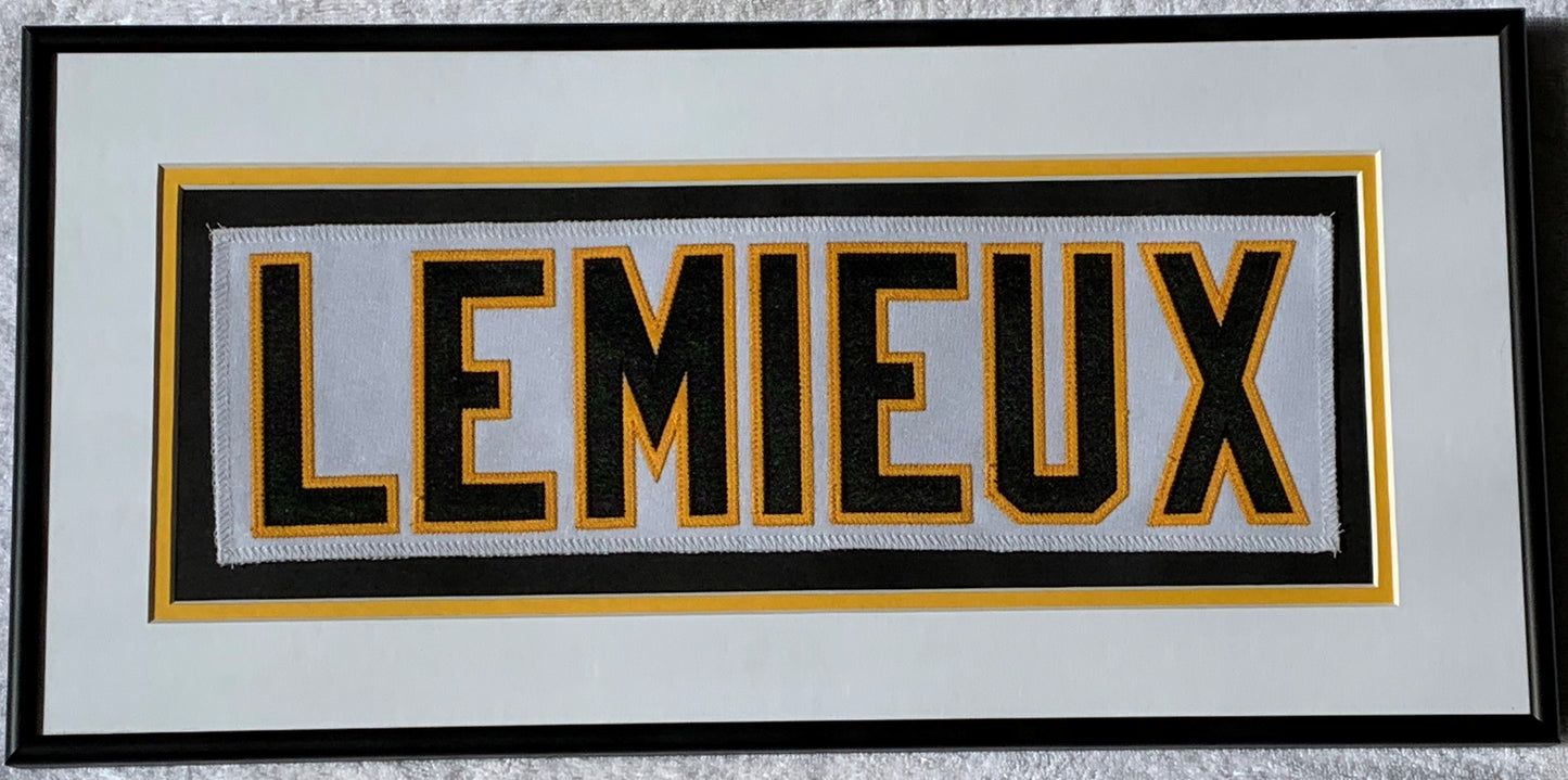 Pittsburgh Nameplate - Home White (1992-2002) - Signature Tier 1