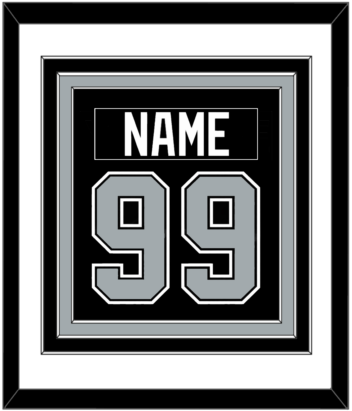 Nameplate and full number Combined layout