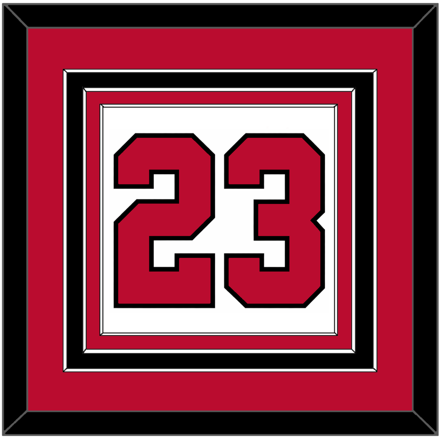 Full-size number only layout